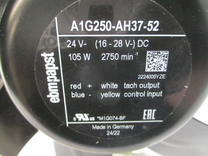 FAN A1G250-AH37-52 24VDC NSNP