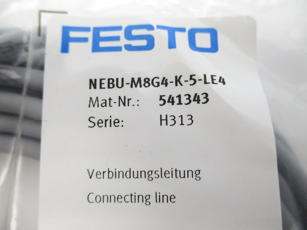FESTO NEBU-M8G4-K-5-LE4 541343 NSMP