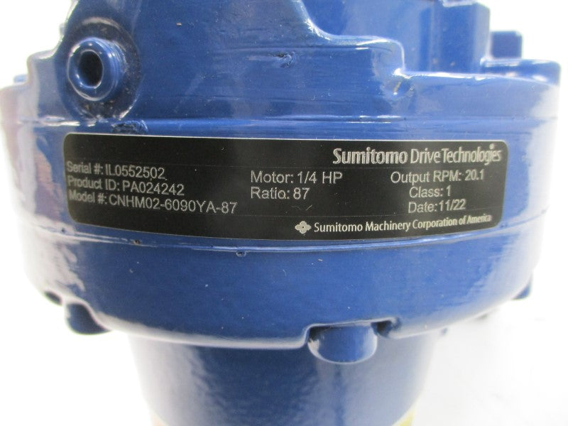 SUMITOMO CNHM02-6090YA-87 PA024242 230/460V 1.12/0.56A NSNP