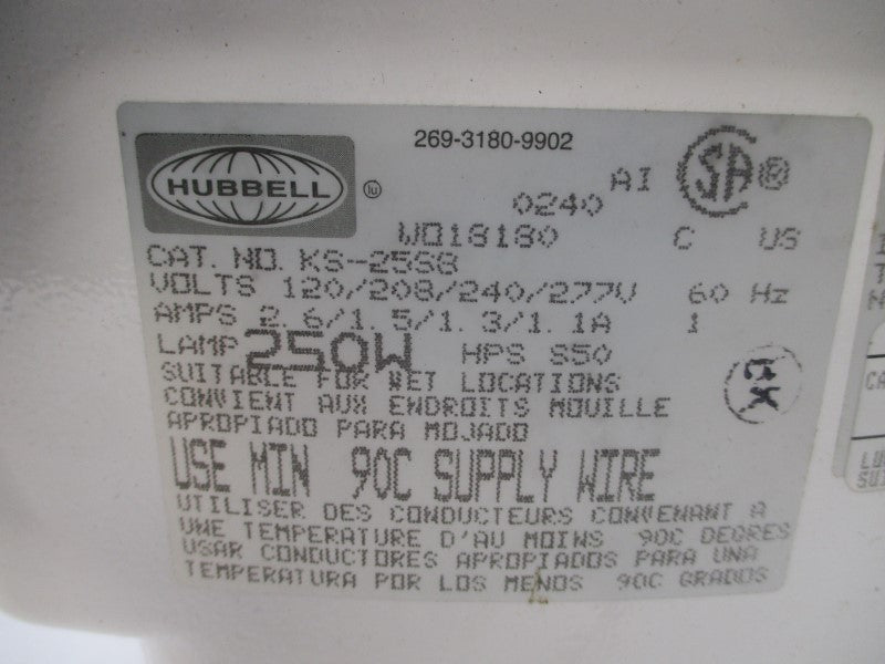 HUBBELL KS-25S8 277V 2.6A NSMP