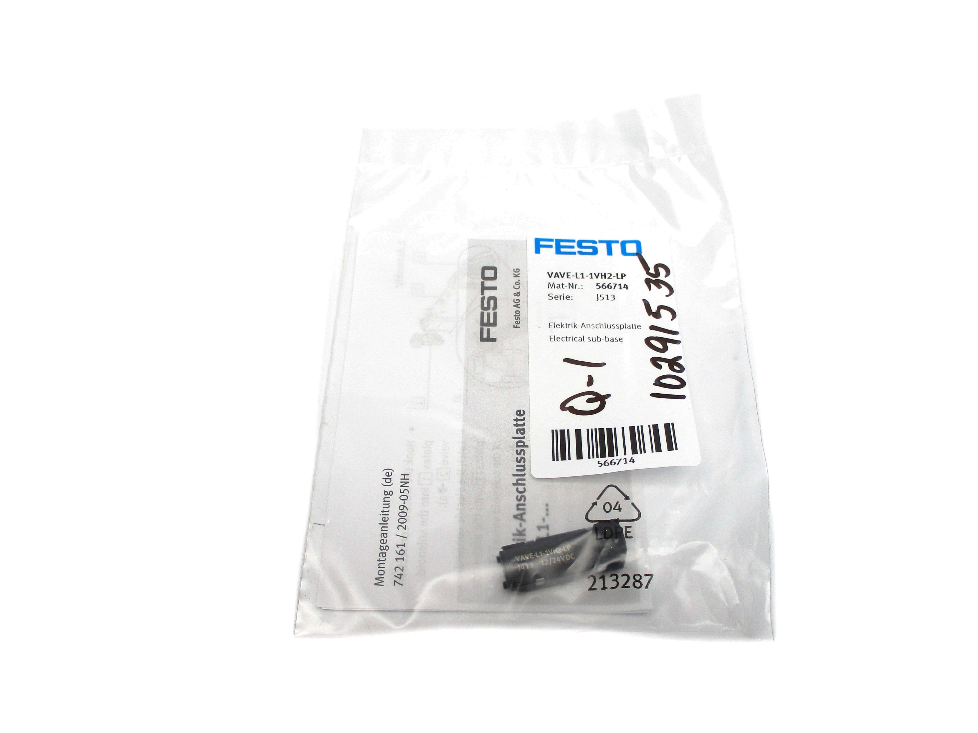 FESTO VAVE-L1-1VH2-LP NSMP