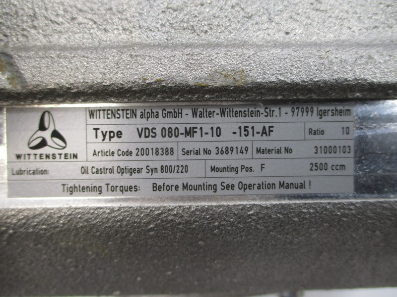 WITTENSTEIN VDS080-MF1-10-151-AF NSNP