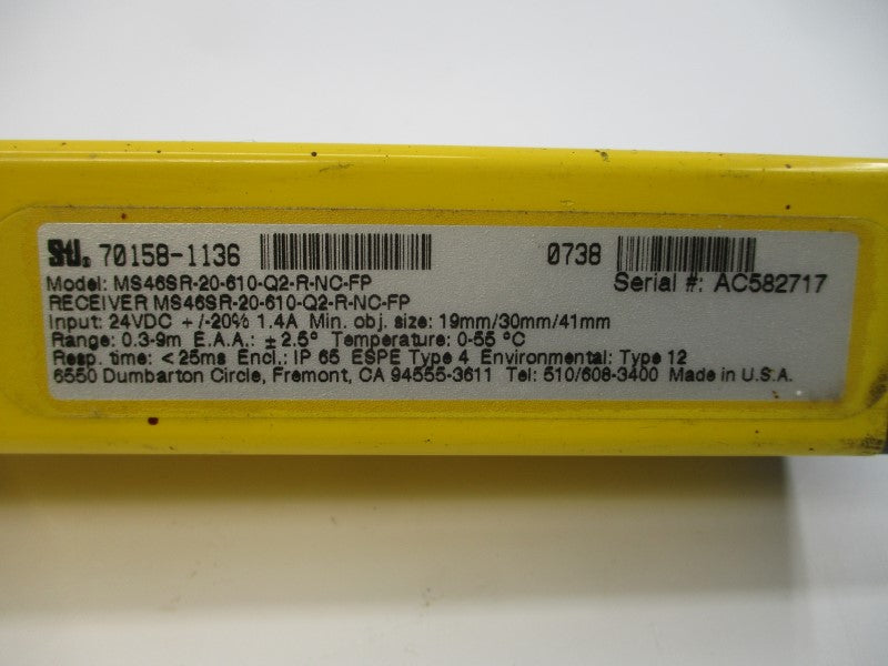 STI 70158-1136 MS46SR-20-610-Q2-R-NC-FP 24VDC UNMP