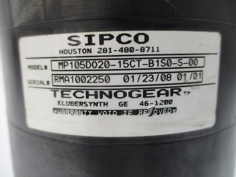 SIPCO MP105D020-15CT-B1S0-S-00 NSNP
