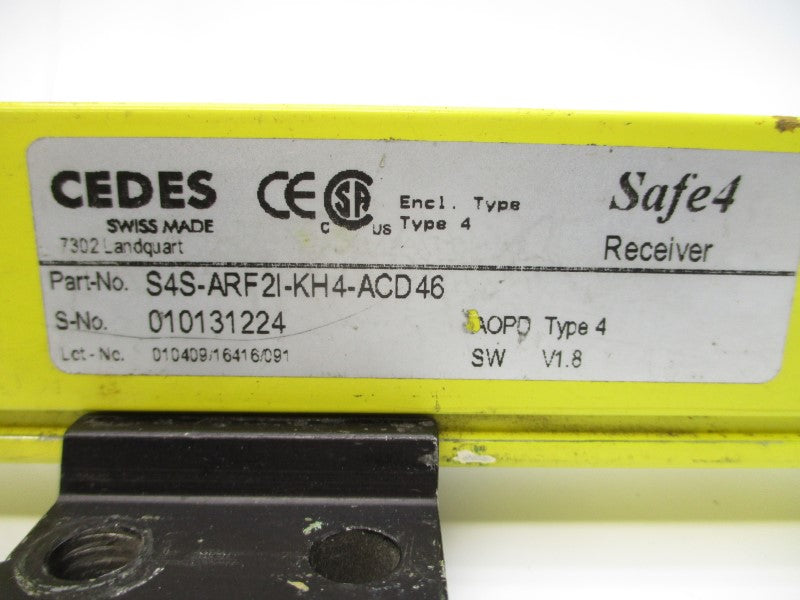 CEDES S4S-ARF2I-KH4-ACD46 24VDC UNMP