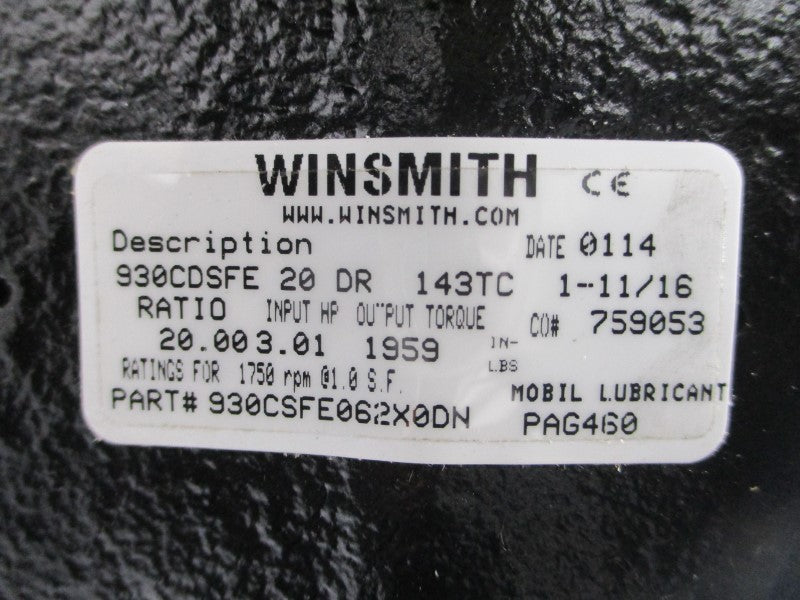 WINSMITH 930CSFE062X0DN NSNP