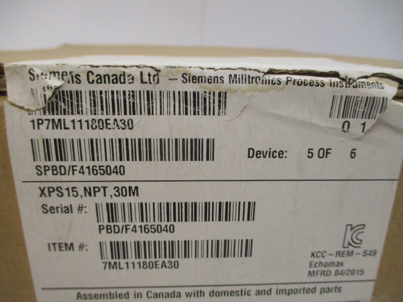 SIEMENS 7ML11180EA30 250V NSMP