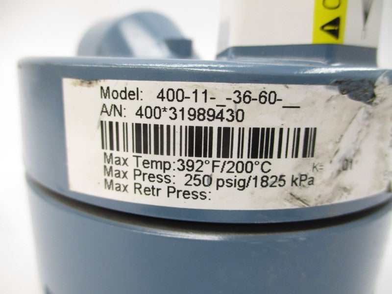 ROSEMOUNT 400-11-36-60 250PSI NSNP