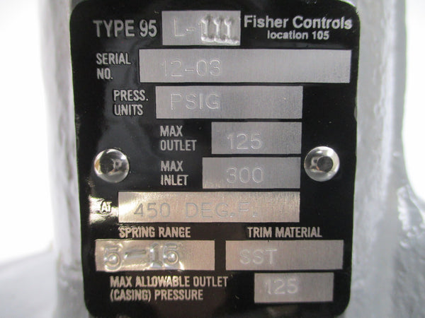 FISHER CONTROLS 95L-111 5-15PSI 2" NSNP