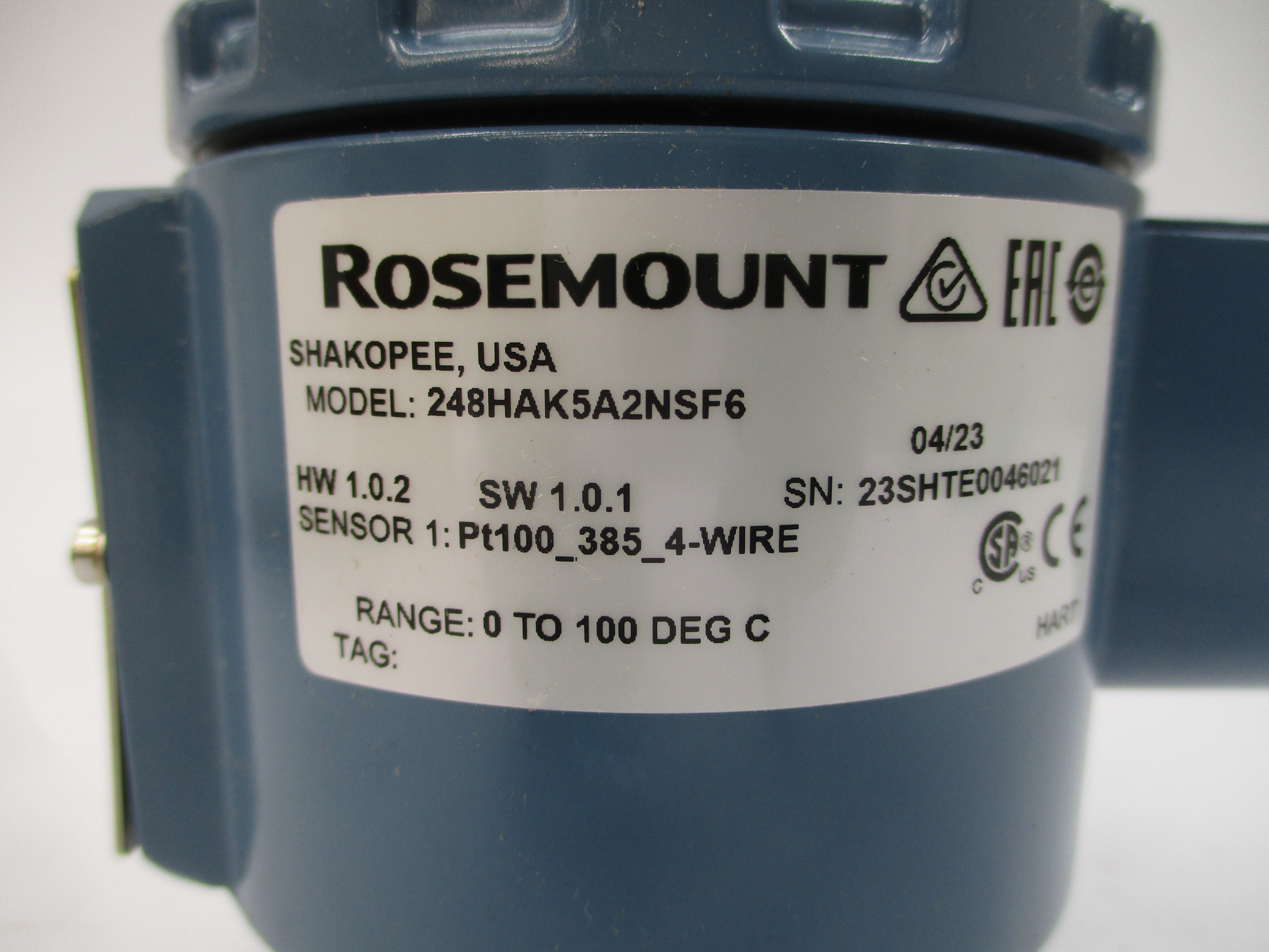 ROSEMOUNT 248HAK5A2NSF6 NSMP