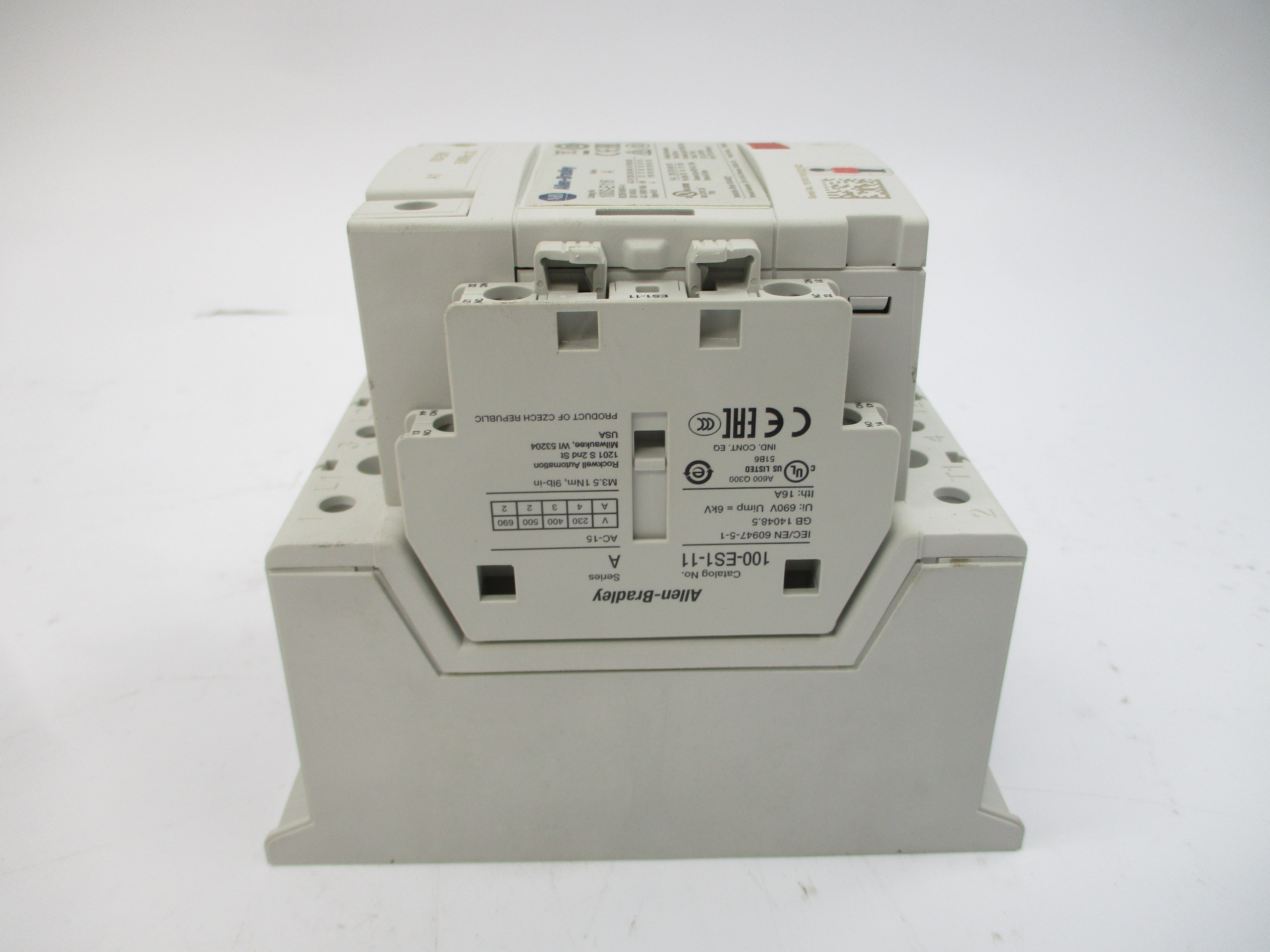 ALLEN BRADLEY 100S-E116KD12C SER. A 100-250VAC/DC 160A (BR/WH) NSMP