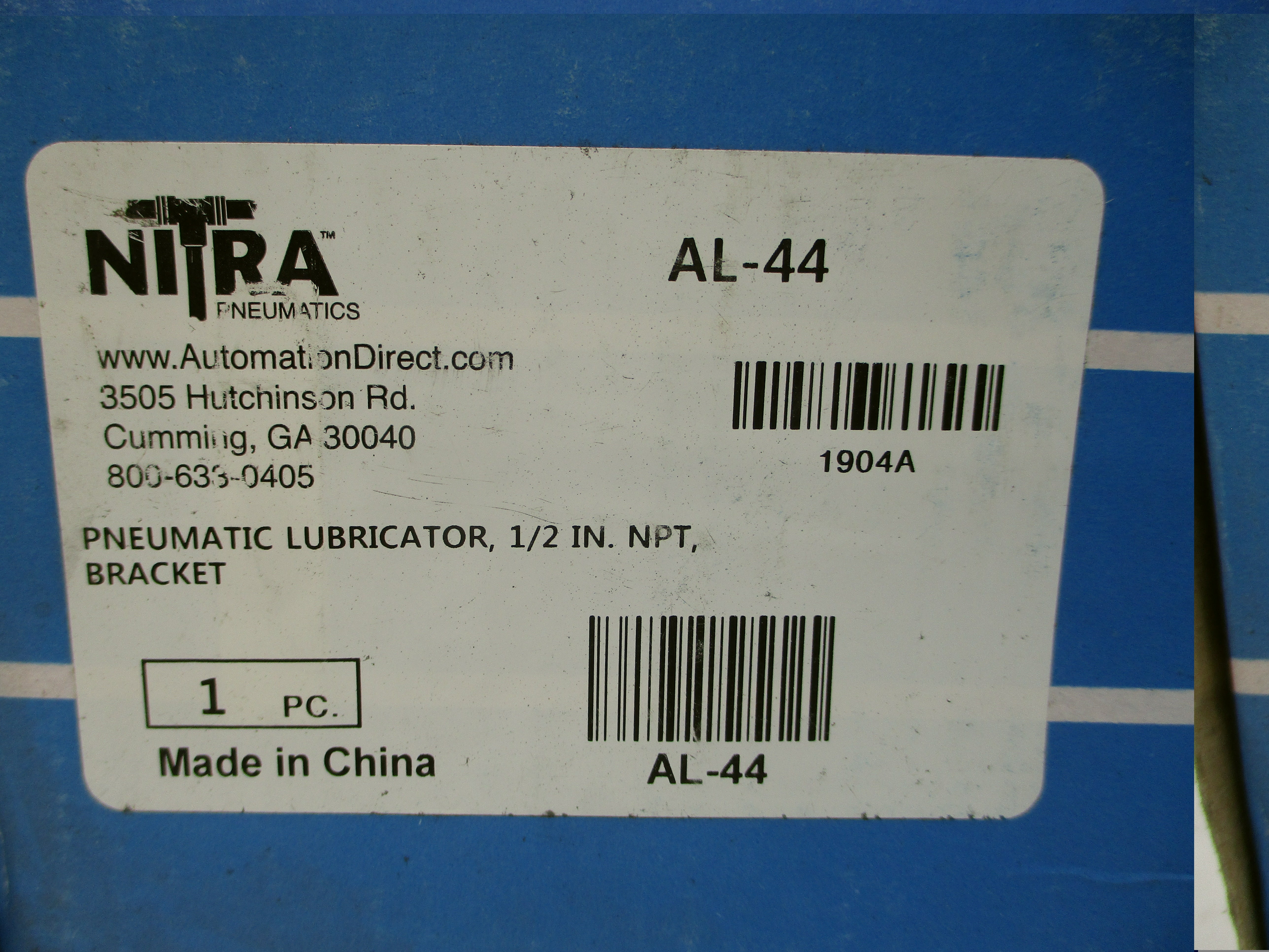 NITRA AL-44 20-130PSI 1/2" NSMP