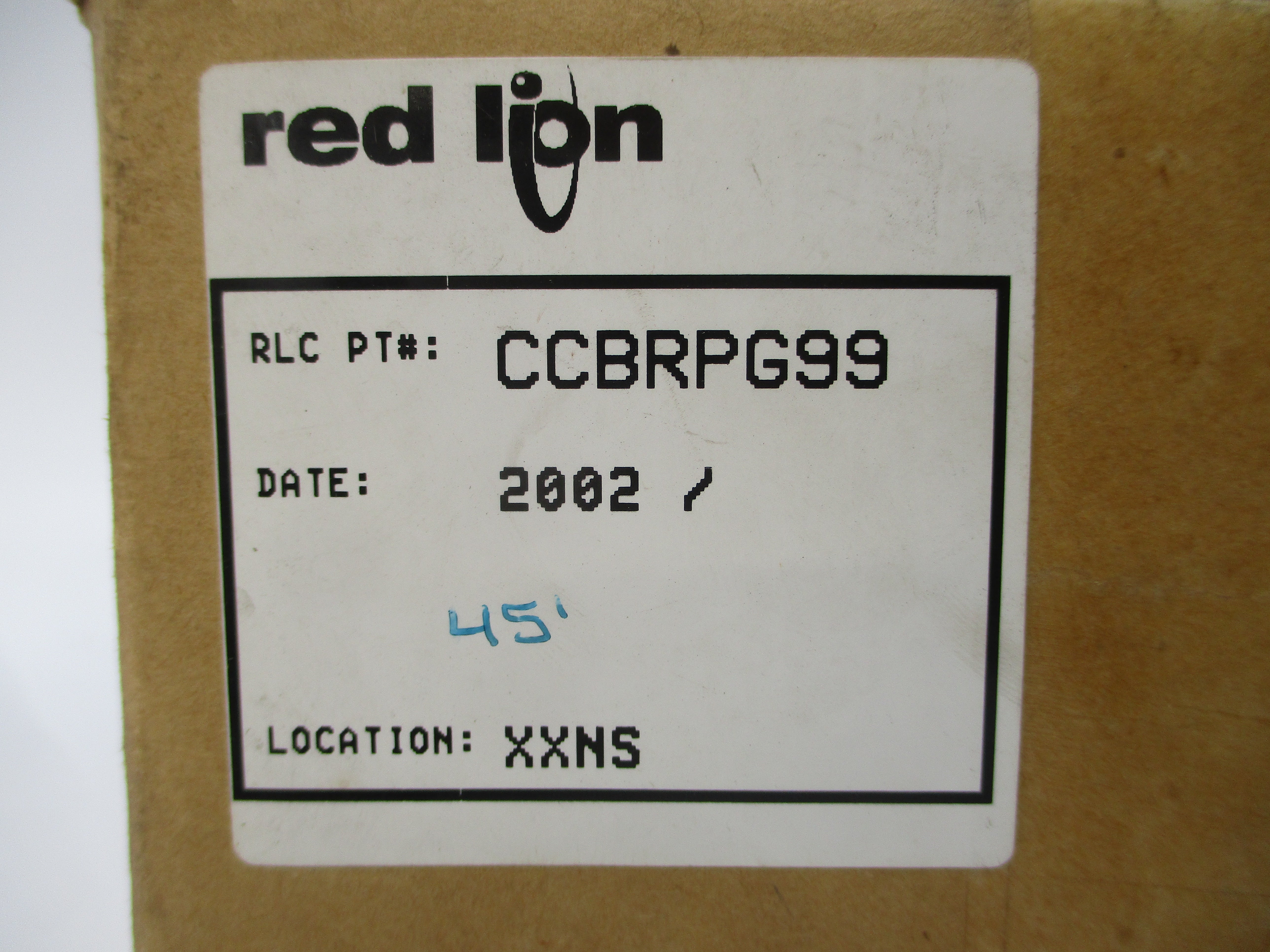 RED LION CONTROLS CCBRPG99 NSMP