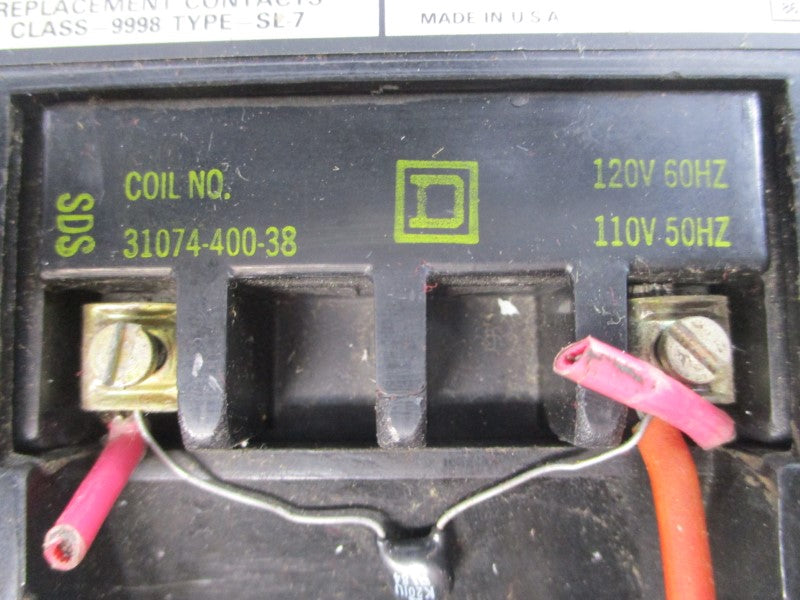SQUARE D 8536SEG1S SER. A 110/120V (AS PICTURED) UNMP