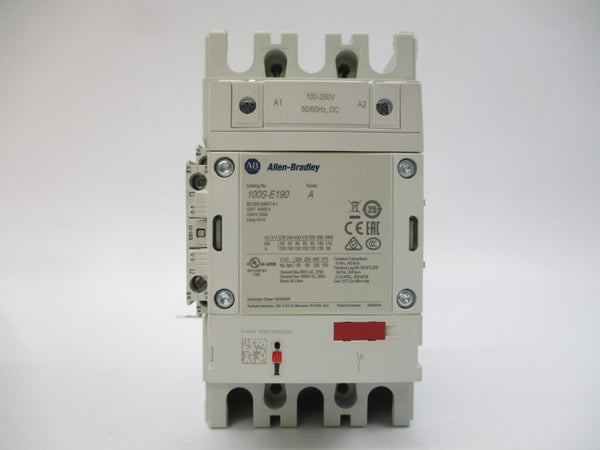 ALLEN BRADLEY 100S-E190KD12C SER. A 100-250VAC/DC 250A (BR/WH) NSMP