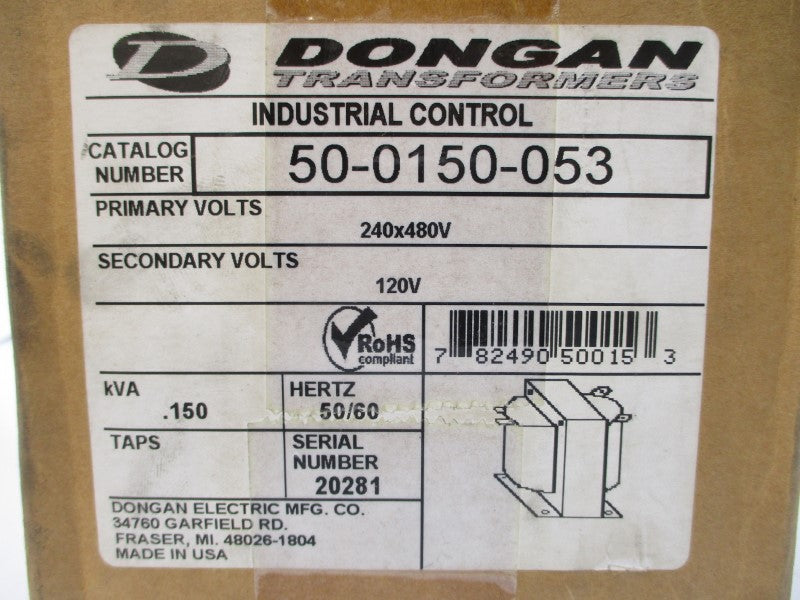 DONGAN 50-0150-053 240/480V NSMP