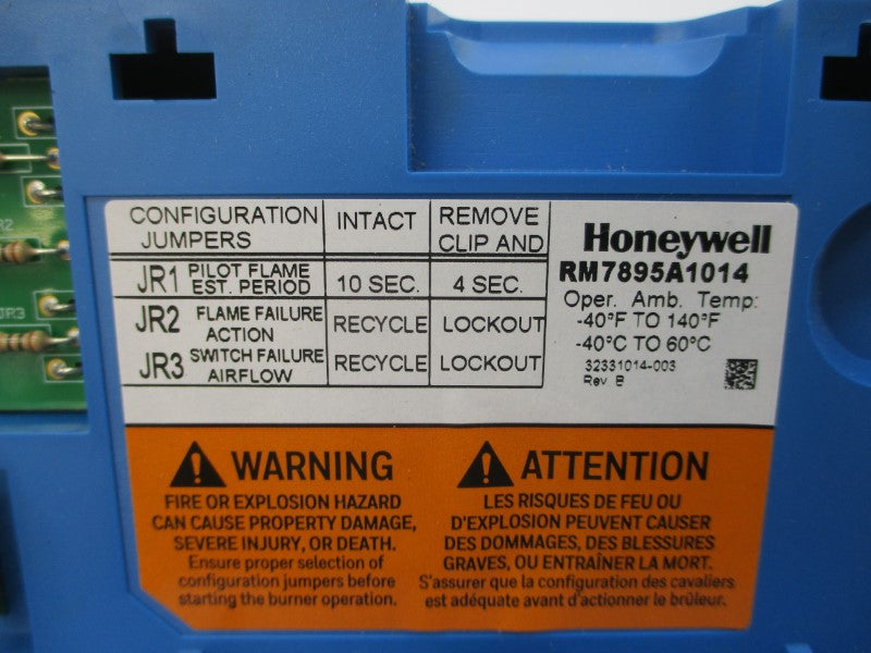 HONEYWELL RM7895A1014 120VAC REV. 5029 NSMP