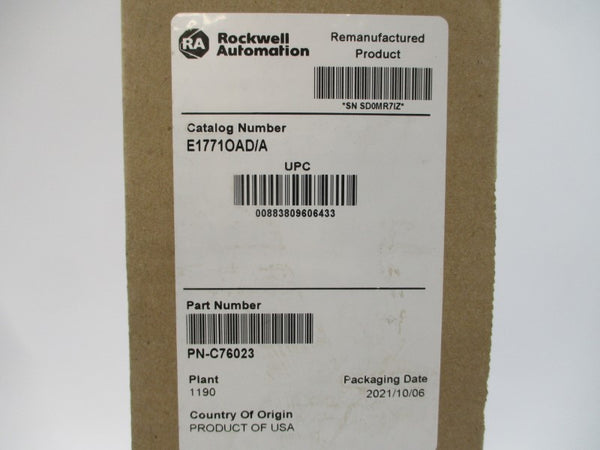 ALLEN BRADLEY 1771-OAD SER. A 120VAC 8A REMAN