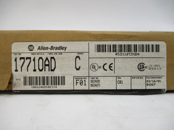 ALLEN BRADLEY 1771-OAD SER. C 10-138VAC 0.295A REV. F01 NSMP