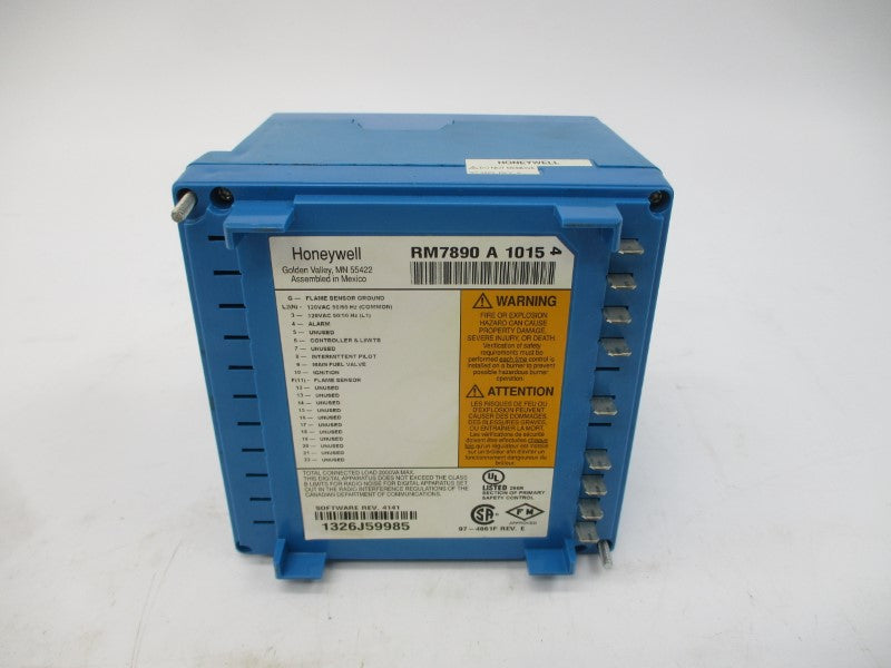 HONEYWELL RM7890A1015 120VAC REV. 4141 UNMP