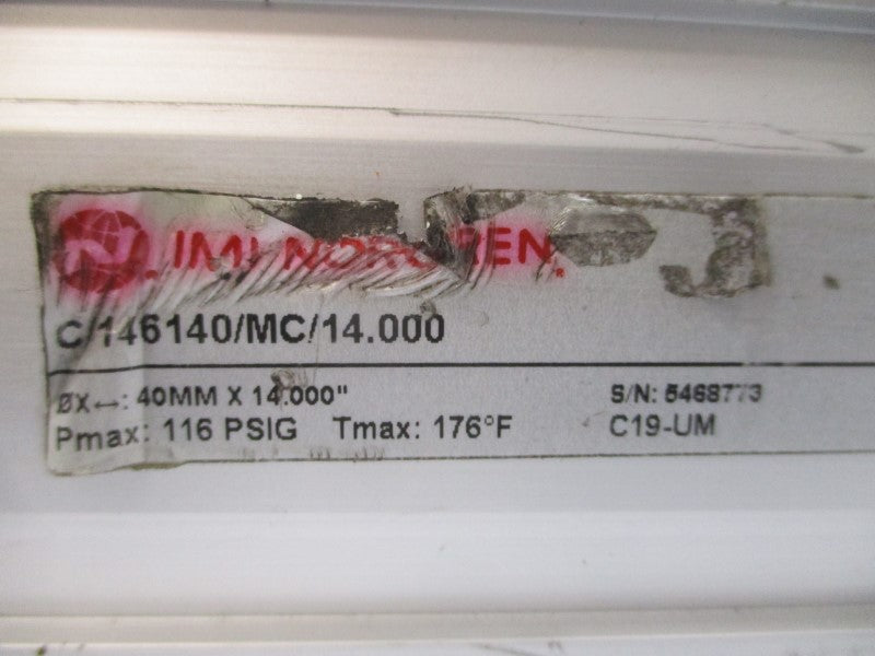 IMI NORGREN C/146140/MC/14.000 116PSI UNMP