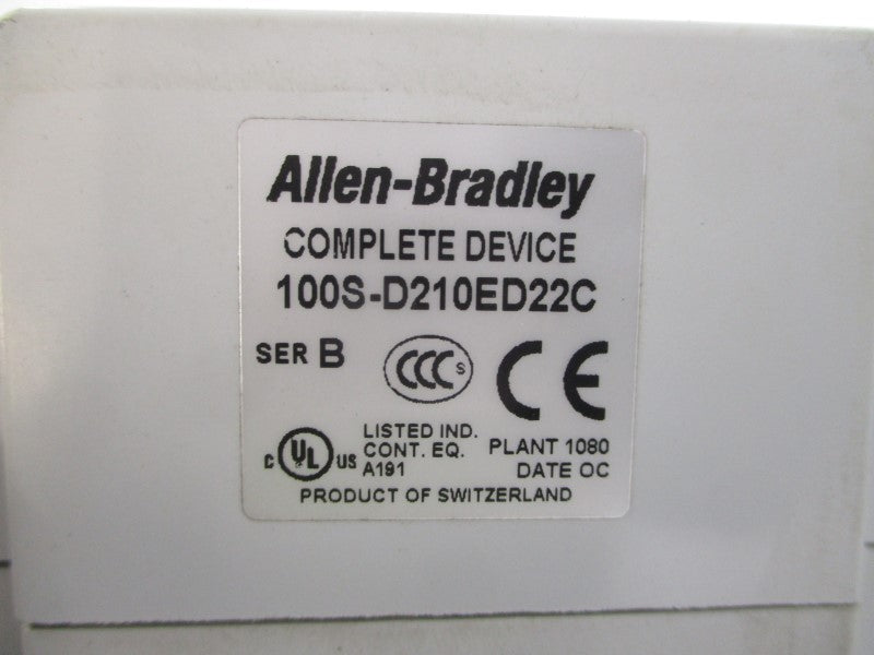 ALLEN BRADLEY 100S-D210ED22C SER. B 110-130V 350A UNMP