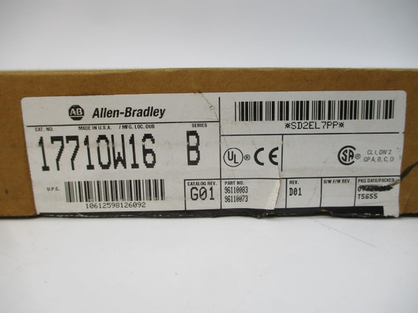 ALLEN BRADLEY 1771-OW16 SER. B 24-250VAC 1.30A REV. G01 NSMP