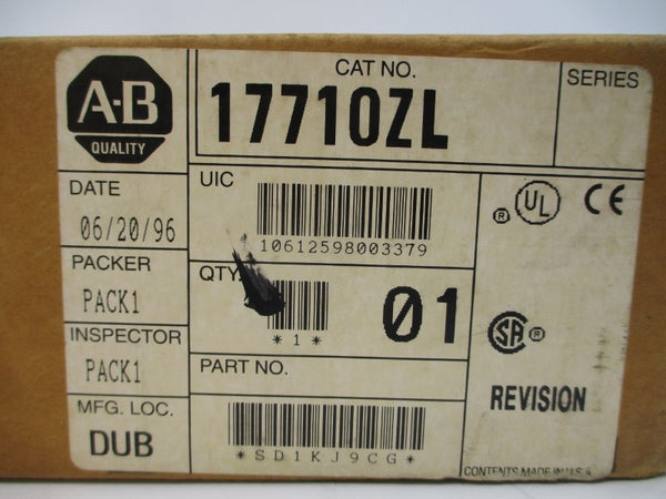 ALLEN BRADLEY 1771-OZL 24VAC 0.1A NSMP