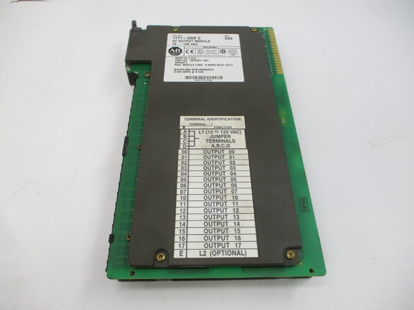 ALLEN BRADLEY 1771-OAD SER. C 10-138VAC 8A REV. C02 NSMP