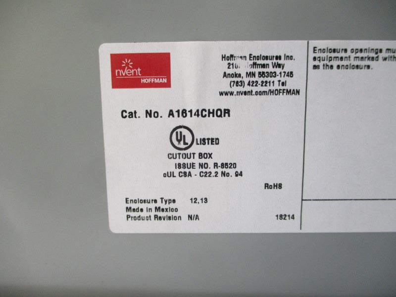 NVENT A1614CHQR NSMP