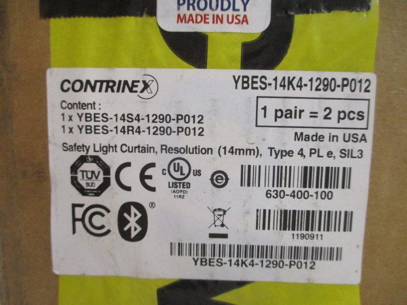 CONTRINEX YBES-14K4-1290-P012 24VDC NSMP