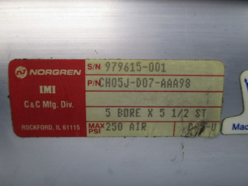 NORGREN CH05J-D07-AAA98 250PSI NSNP