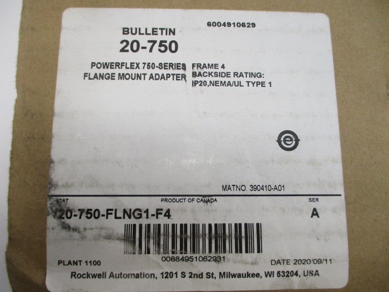 ALLEN BRADLEY 20-750-FLNG1-F4 SER. A DATE: 2020 NSFS