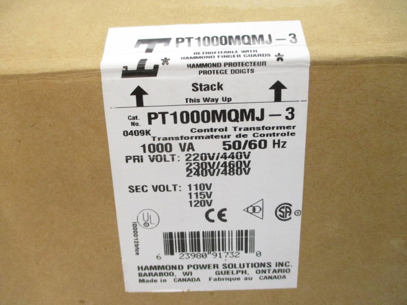 HAMMOND POWER SOLUTIONS PT1000MQMJ-3 240/480V NSMP