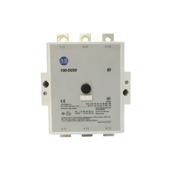 ALLEN BRADLEY 100-D250 SER. B 110-130V 350A UNMP