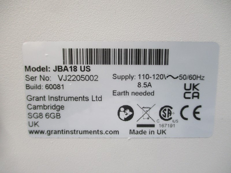 GRANT JBA18US 110-120V 8.5A NSMP