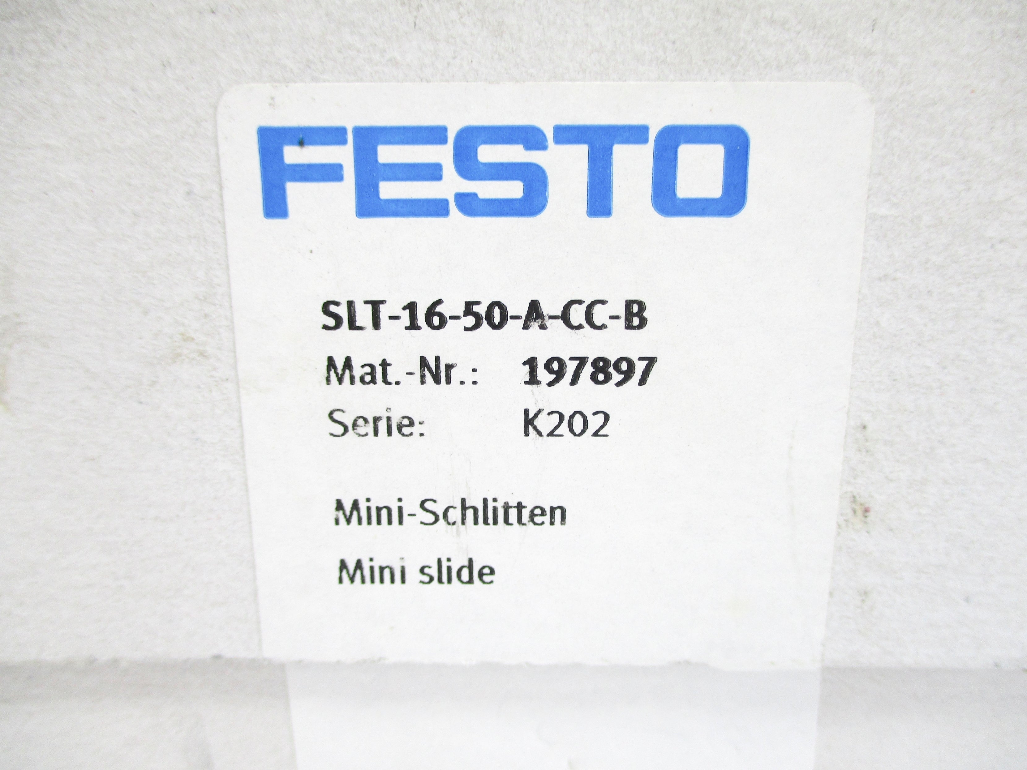 FESTO SLT-16-50-A-CC-B NSMP