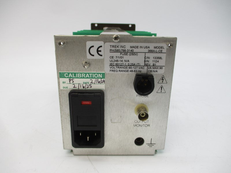 TREK 368A-L-CE 90-127VAC 0.25A REV. B1 UNMP