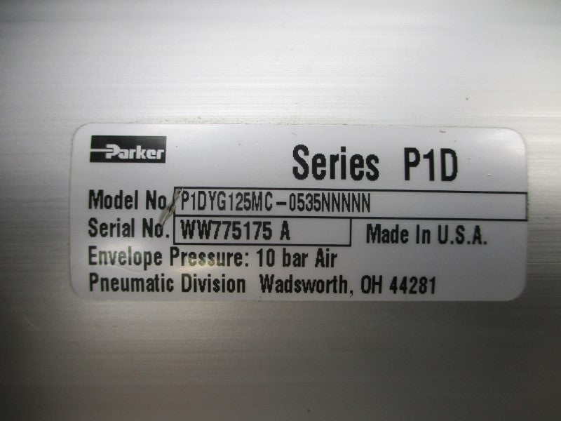 PARKER P1DYG125MC-0535NNNNN SER. P1D UNMP