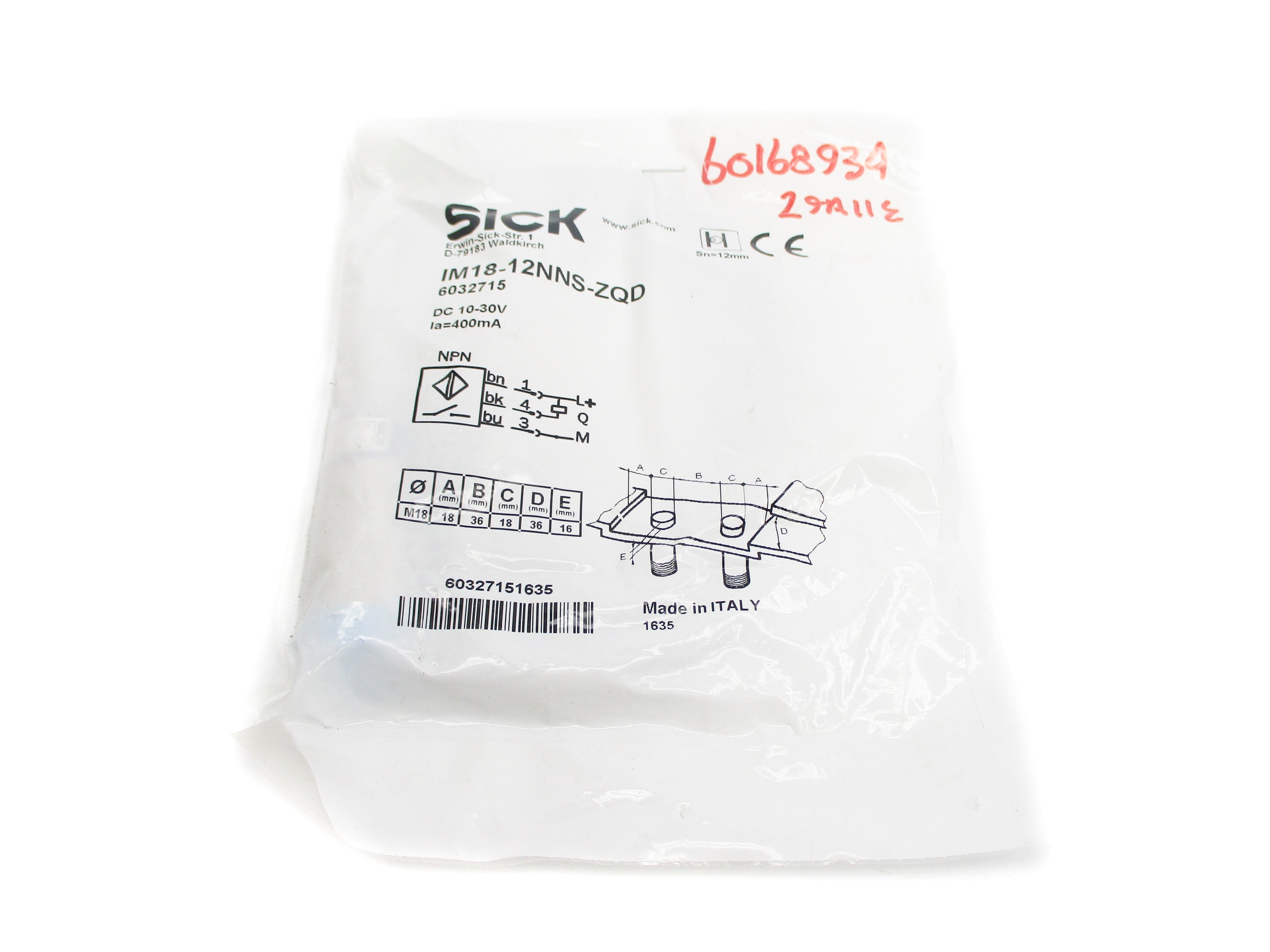 SICK IM18-12NNS-ZQD 6032715 10-30VDC NSMP