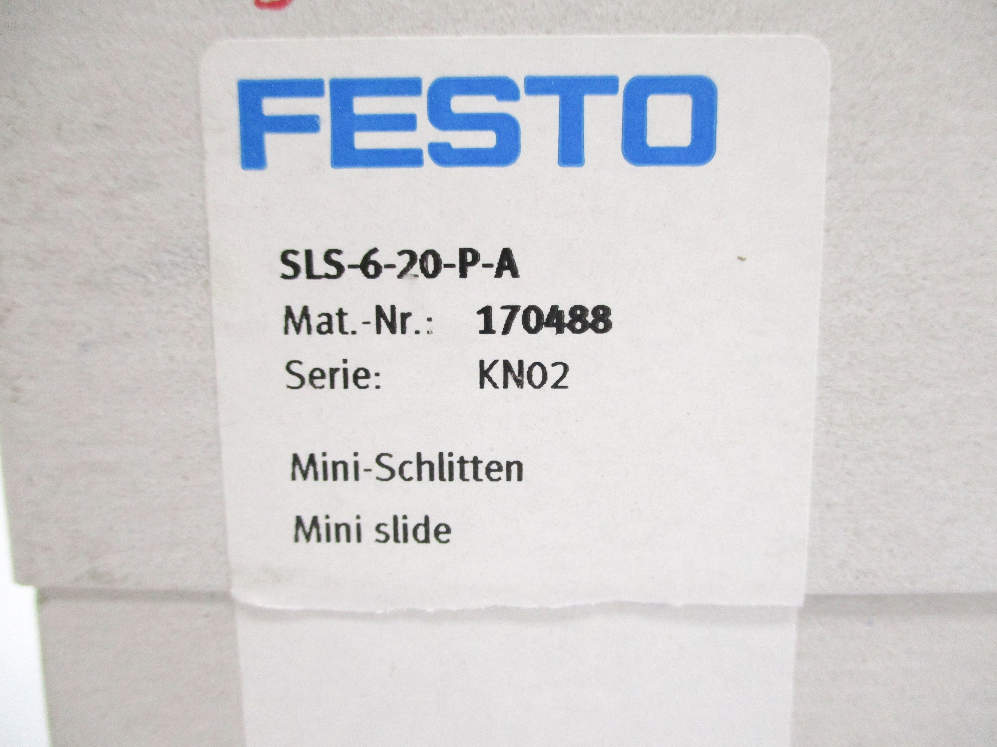 FESTO SLS-6-20-P-A NSMP