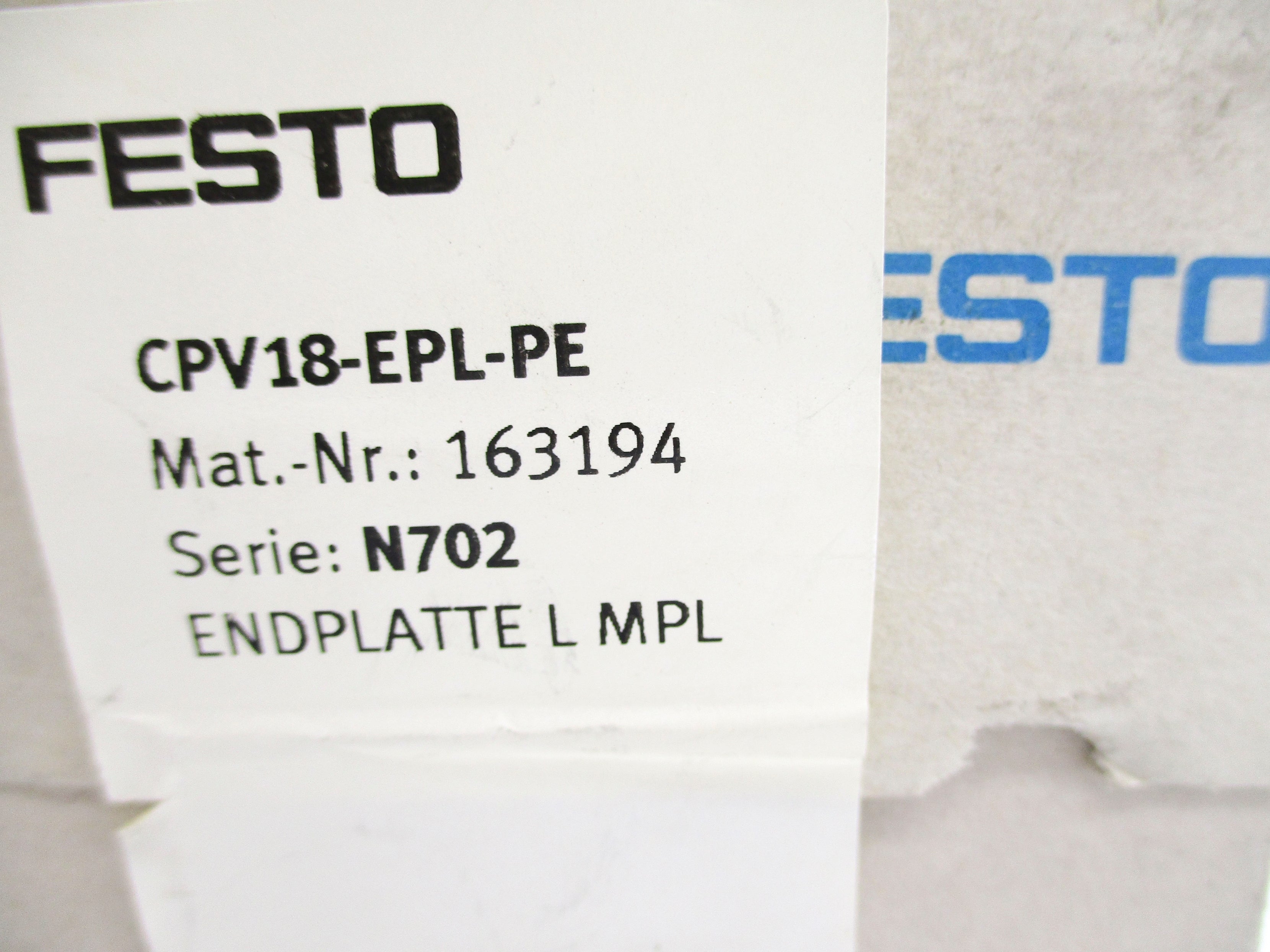 FESTO CPV18-EPL-PE NSMP