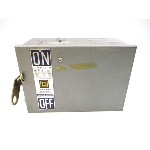 SQUARE D PQ-3603 SER. 2 600VAC 30A UNMP