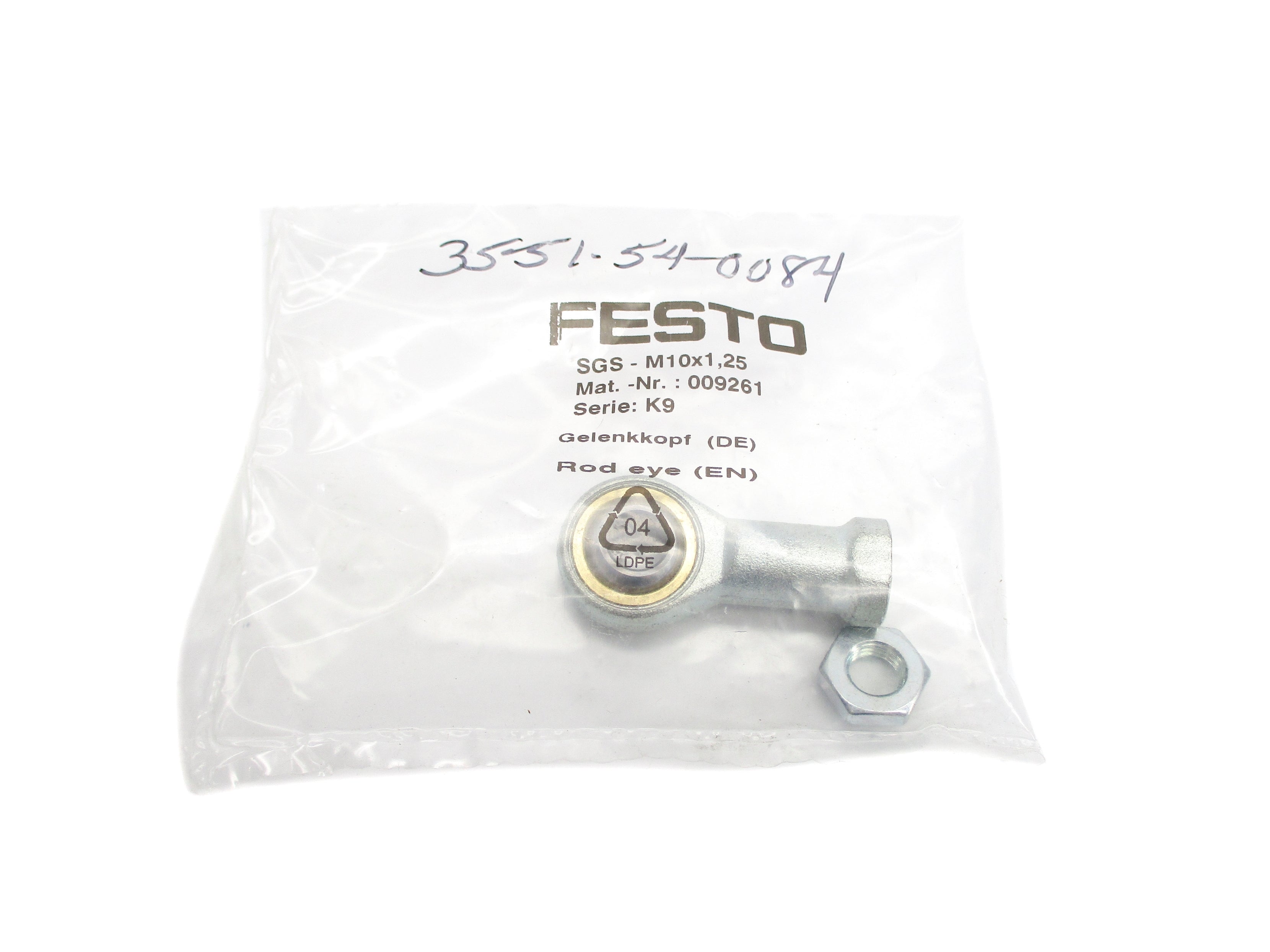FESTO SGS-M10X1.25 009261 NSMP