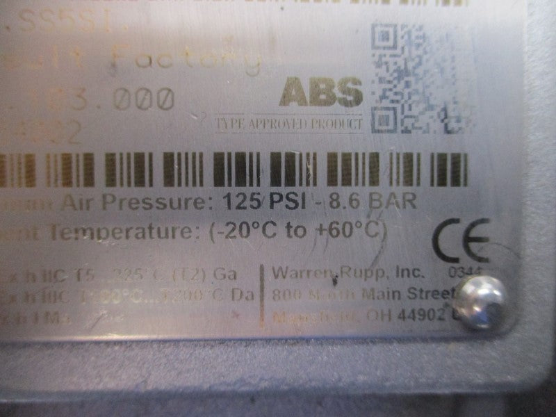 SANDPIPER SB1.SS5SI 125PSI NSNP
