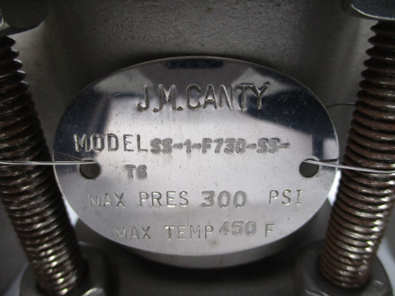 J.M.CANTY SS-1-F730-SS-TS 300PSI NSNP