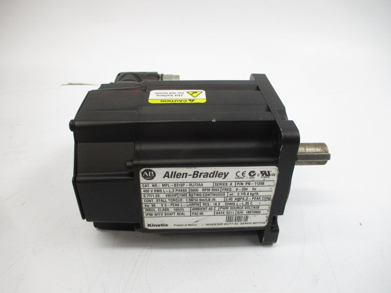 ALLEN BRADLEY MPL-B310P-MJ72AA SER. A 460VAC 2.40A REMAN