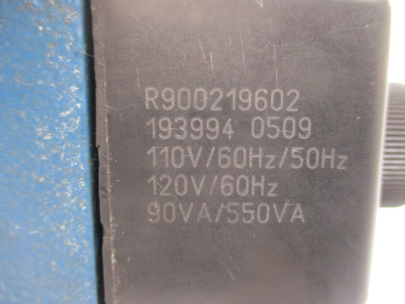 REXROTH R978908593 4WE10H40/CW110N9DA 110/120V NSNP