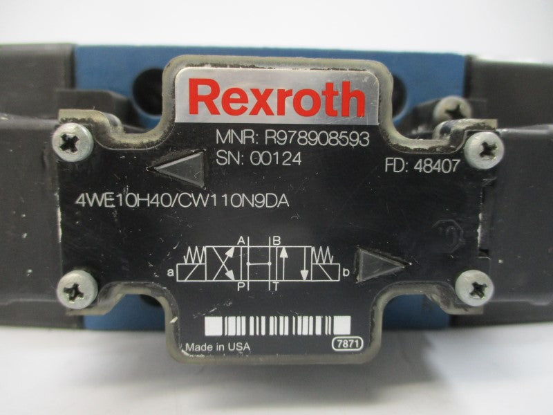 REXROTH R978908593 4WE10H40/CW110N9DA 110/120V NSNP