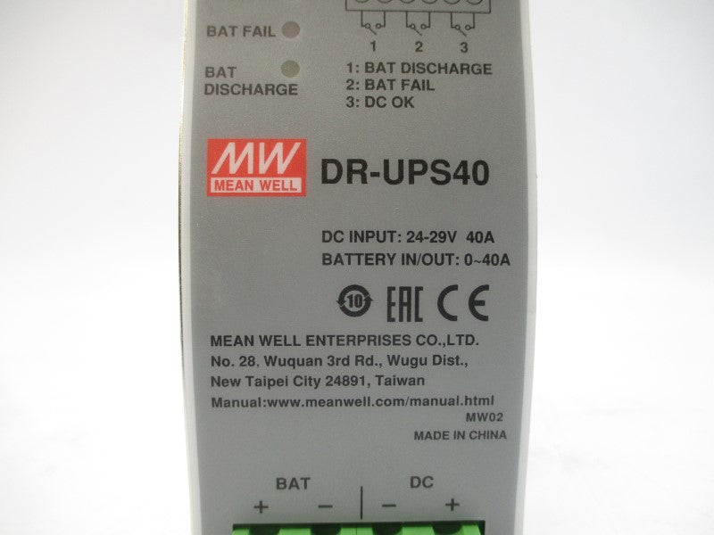 MEAN WELL DR-UPS40 24-29VDC 40A NSMP